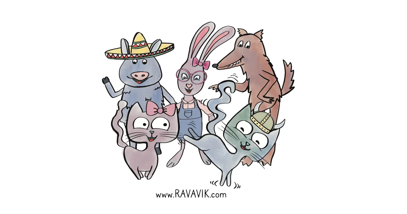 book for children with value ravavik and friends